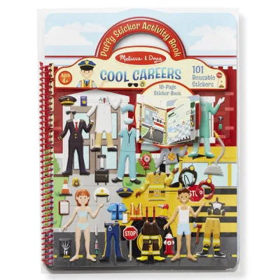 Набір для творчості Melissa&Doug Об'ємні багаторазові наліпки Професії (MD9426)