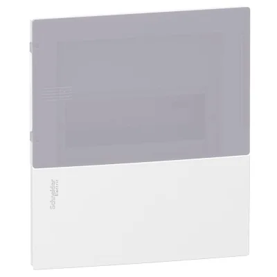 Розподільний щит Schneider Electric Mini Pragma 1ряд/8 модулів, внутрішній, димчасті двері (MIP22108T)