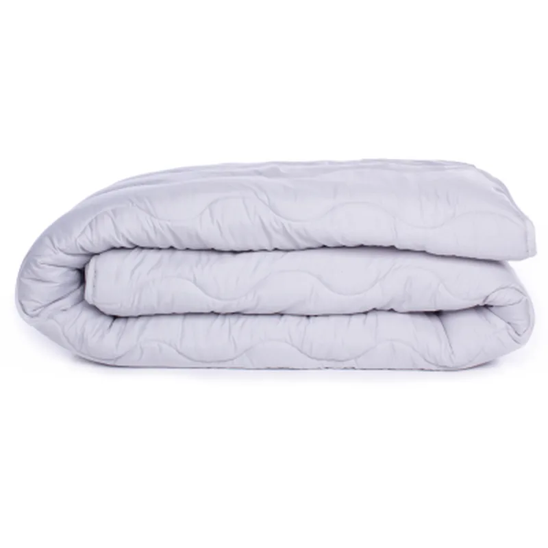Ковдра MirSon антиалергенна EcoSilk всесезонна №9007 Eco Light Gray 140x205 см (2200005994337)