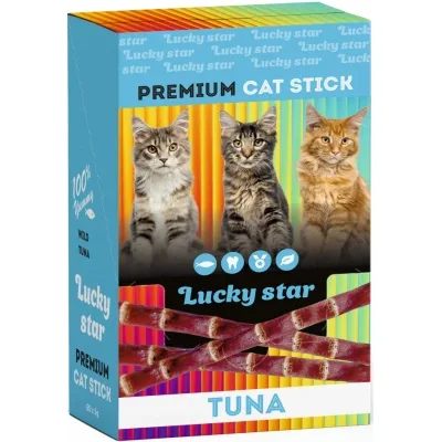 Ласощі для котів Lucky Star Паличка з філе дикого тунця 60х5 г (4820281500978)