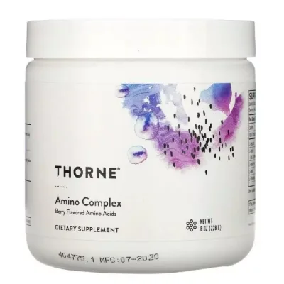 Амінокислота Thorne Research Комплекс амінокислот, смак ягід, Amino Complex, Berry Flavored, 228 г (THR-00464)