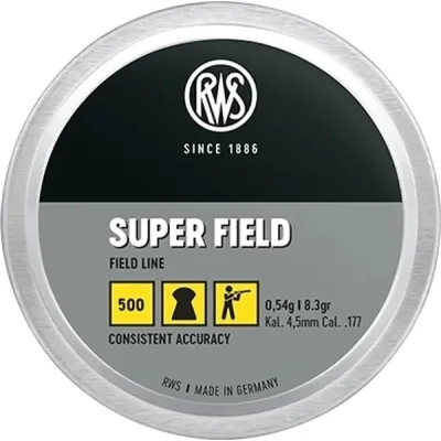 Пульки RWS SuperField 4,5 мм 0,54 г 500 шт (2317162)