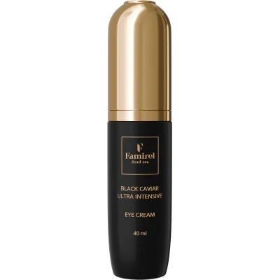 Крем для шкіри навколо очей Famirel Black Caviar Ultra Intensive Eye Cream З екстрактом чорної ікри 40 мл (7290114086370)