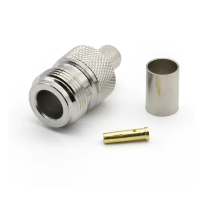 Конектор N Type Female обжим RG6/RG5/LMR-300/RG304/5D-FB/РК-75 Voltronic (YT42113)