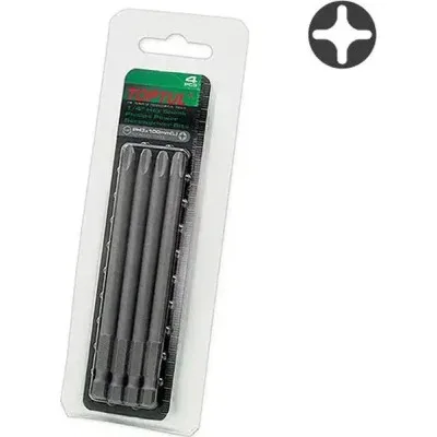 Набір біт Toptul 1/4" 100мм PH2 4шт (FSIB0802G)
