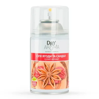 Освіжувач повітря Domo Dry Aroma Сухі ягоди та сандал Для диспенсерів 250 мл (4820024946278)