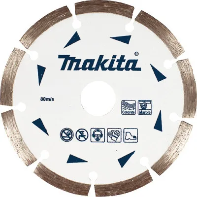 Круг відрізний Makita алмазний по бетону та мармуру сегмент 180x22.23 мм (D-52772)