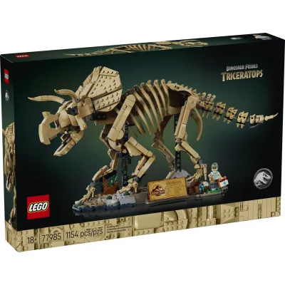 Конструктор LEGO Jurassic Park Скам'янілості динозаврів: Трицератопс (77985)