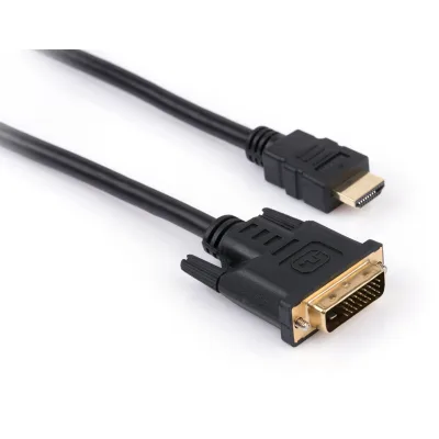 Кабель мультимедійний HDMI M to DVI M 1.8m 24+1pin Vinga (VCPHDMIDVI1.8)