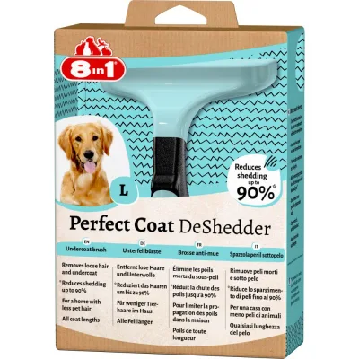 Фурмінатор для тварин 8in1 Perfect Coat для собак L 10 см (4048422151821)