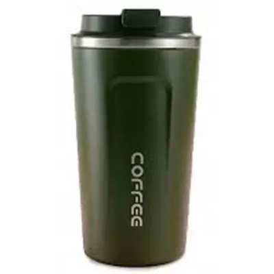 Термокружка Merlion MugCoffe 500 мл з відкидною кришкою, зелена (MugCoffe-500Green)