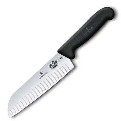 Кухонний ніж Victorinox Fibrox Santoku 17 см Black (5.2523.17)