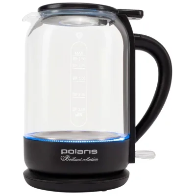 Електрочайник Polaris PWK 17103CGL Water Way Pro Чорний