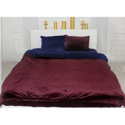 Постільна білизна MirSon Велюр Winter Frost 28-0006 + 28-0002 Primula Velvet 220х240 (2200004007021)