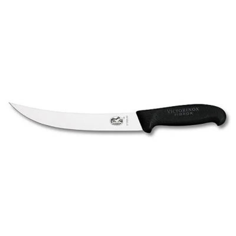 Кухонний ніж Victorinox Fibrox обвалочний 25 см, чорний (5.7203.25)