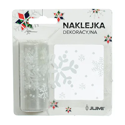 Новорічні наклейки Jumi Сніжинки, 7,6 см, довина.2 м (5900410379060)