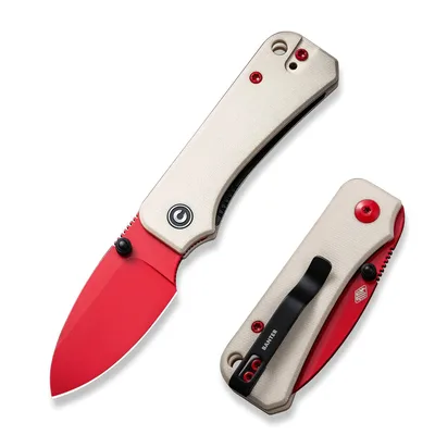 Ніж Civivi Baby Banter Red Blade White G10 (C19068S-7)