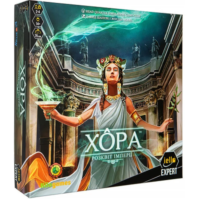 Настільна гра Kilogames Хора. Розквіт імперії (Khora. Rise of Empire) (укр.) (KG-2640)