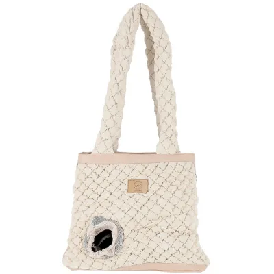 Переноска для тварин MISOKO&CO 40x18x38 см світло-коричнева (YIWUMSK70171)