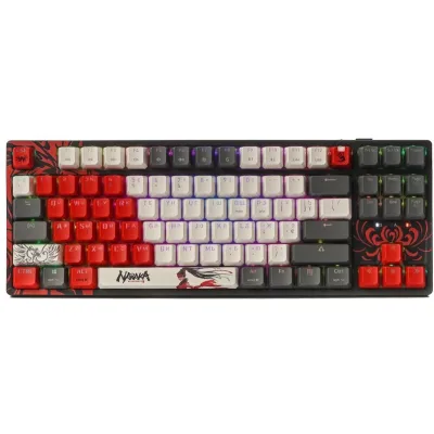 Клавіатура A4Tech Bloody WS87 Naraka Wireless/Bluetooth Black/Red (4711421001113)