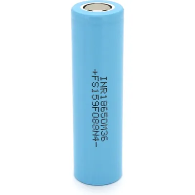 Акумулятор 18650 3450mAh, 10A, 4.2/3.63/2.5V, Cyan LG (LGDBM361865 (LG M36))