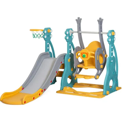 Ігровий майданчик Mealux Ariel (KD-B252 Yellow/Blue/Grey)