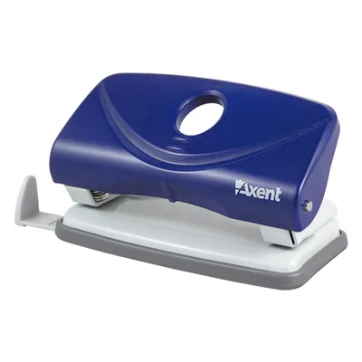 Діркопробивач Axent Welle-2 plastic, 10sheets, blue (3810-02-А)