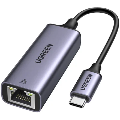 Перехідник USB-C to RJ45 Ethernet 1000Mbps CM199 Ugreen (50737)