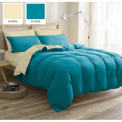 Постільна білизна MirSon King Size Бязь Premium Camillo (12-0712 + 17-4735) 220х240 (2200001172159)
