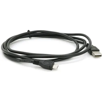 Дата кабель USB 2.0 AM to Micro 5P 1.5m black Voltronic (YT-AM/Mc-1.5Bl/00336)