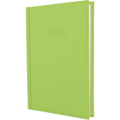 Тижневик Economix датований 2024 SATIN фісташковий, А5 (E21612-67)