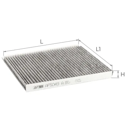 Фільтр салону ALPHA FILTER AF5049a