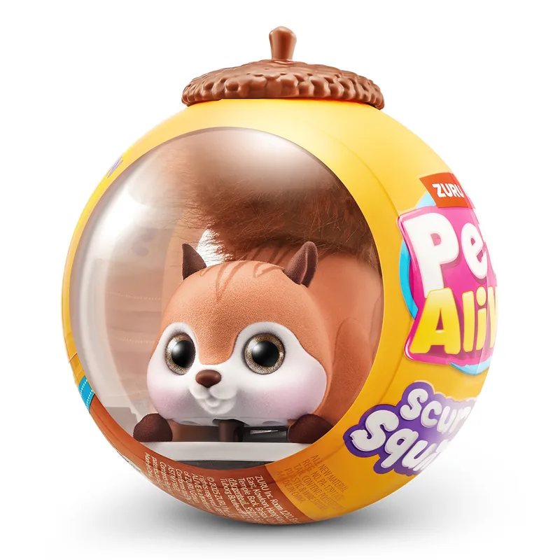 Інтерактивна іграшка Pets & Robo Alive Pets alive S1 Білочка коричневий (9565E)