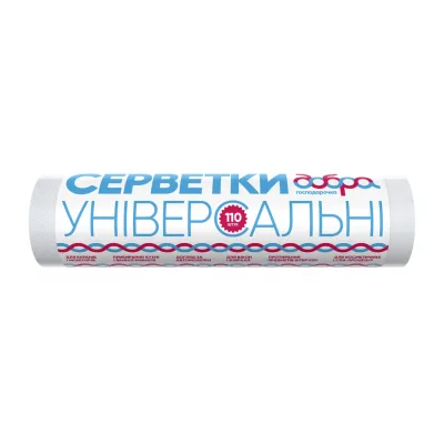 Серветки для прибирання Добра Господарочка універсальні в рулоні 110 шт. (4820086521512)