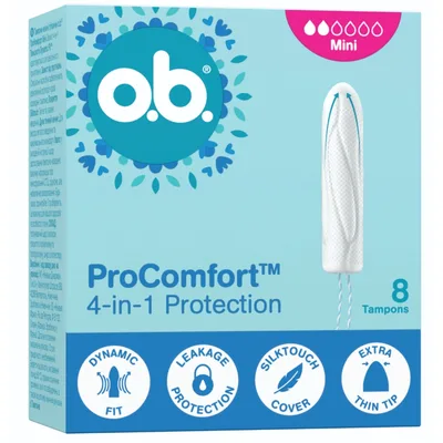 Тампони o.b. ProComfort Mini 8 шт. (3574660142303/3574661331133)