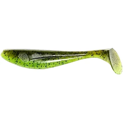 Силікон рибальський FishUP Wizzle Shad 3" 204 - Green Pumpkin/Chartreuse (8шт/уп) (1864.06.57)