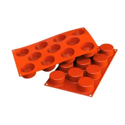 Форма для випікання Silikomart "Циліндр" 50 mm h27 , 11 x 55 ml (SF204/C)