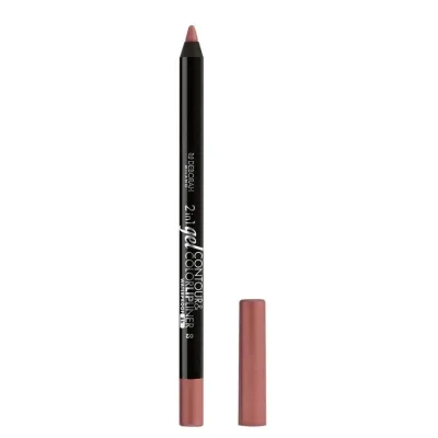 Олівець для губ Deborah 2in1 Gel Contour & Color Lipliner 02 - Nude Brown (8009518365290)