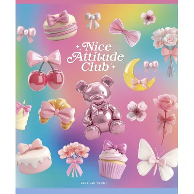 Зошит Школярик Star Nice Atitude Club 48 аркушів лінія (048-3525L) (упаковка 10 шт)