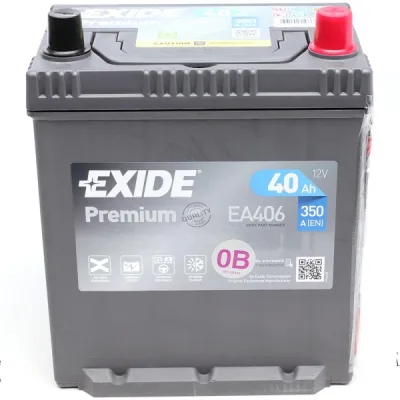 Акумулятор автомобільний EXIDE PREMIUM 40A (EA406)