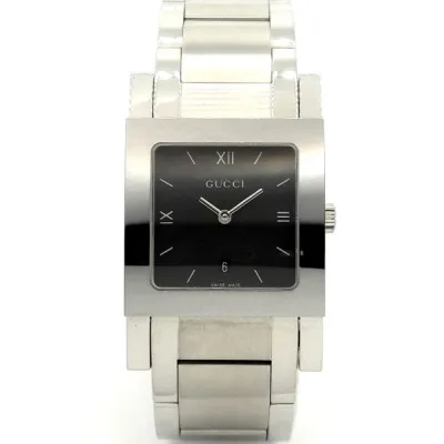 Наручний годинник Gucci 7905M 17935 BLK/STEEL/BRACELET
