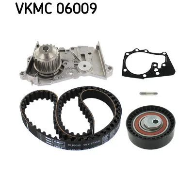Комплект ременя ГРМ з помпой SKF VKMC 06009