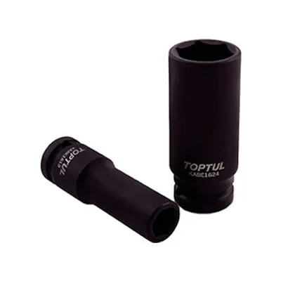 Торцева головка Toptul 1/2" 6-гранна ударна довга 18мм (KABE1618)