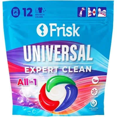 Капсули для прання Frisk Universal Expert Clean 12 шт. (4820197123476)