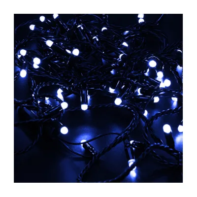 Гірлянда Voltronic Діод Blue 200 LED (Диод) Blue, 20 м., чорна (Linhai-200LED-20mB)