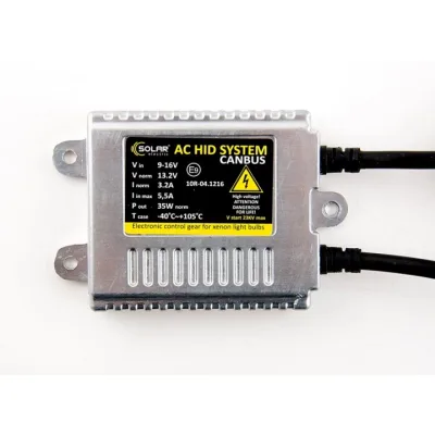 Автолампа SOLAR Slim Canbus Premium Ballast 35W, 9-16В (1570)