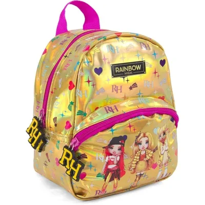 Рюкзак дитячий Perletti Rainbow High, к-р золотистий (P13283)