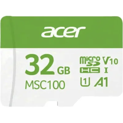 Карта пам'яті Acer 32GB microSD MSC100 /U1/ V10/A1 Read 100MB/s / Write 10MB/s (BL.9BWWA.335)