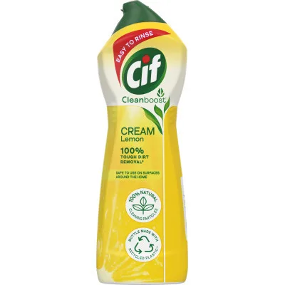 Крем для чищення кухні Cif Актив Лимон 750 мл (8712561910750/8720182847218)