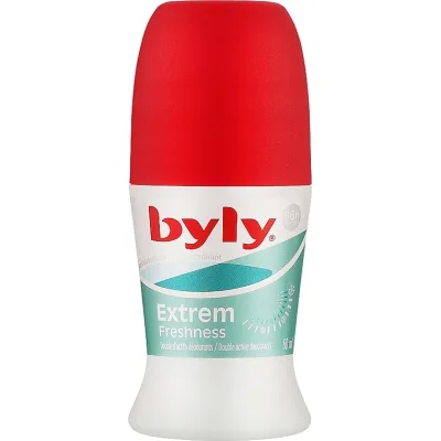 Антиперспірант Byly Extrem Freshness Кульковий Інтенсивний захист 96 годин для активного способу життя 50 мл (8411104045798)